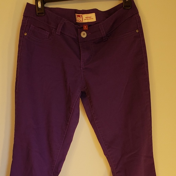 COPY - 👖L.E.I Purple Skinny Jeans - Picture 1 of 5